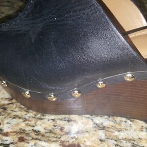 Coach Open Toe Mules